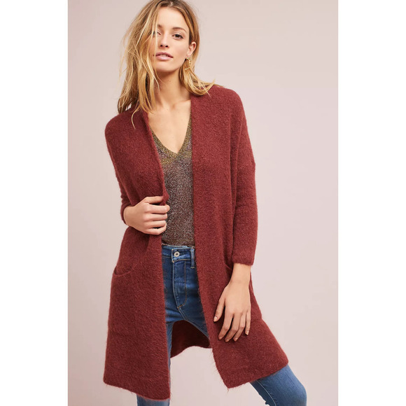 Anthropologie Ottod'Ame V Neck Tank Top Size S Brown Gold Copper $320 Party Fall - Picture 5 of 13